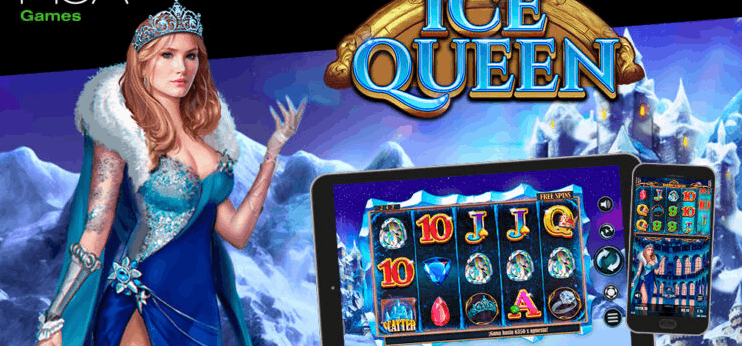 Ice Queen MGA Games &mdash; slot 5x3 mitologia glaciale expanding wilds su Spinight