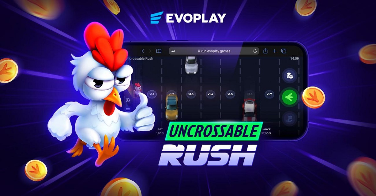 Uncrossable Rush Evoplay &mdash; crash 4x4 con RTP 98,15% su Spinight